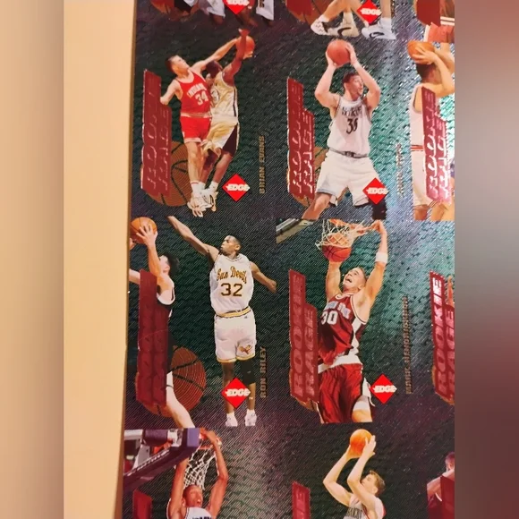 1996 Collectors Edge Rookie Rage Uncut Sheet! - Picture 5 of 12
